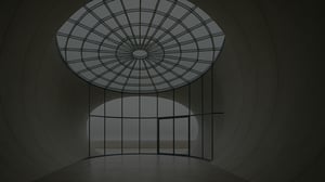 architectural circle glass ceiling
